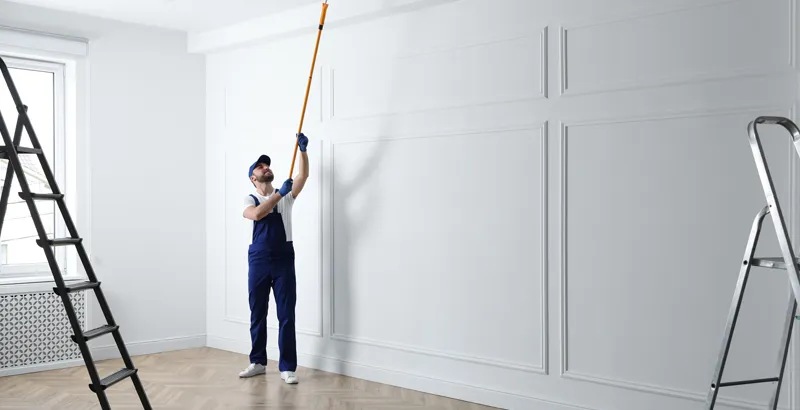 Tools for exterior wall painting
